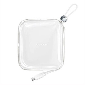 Joyroom JR-L004 Jelly bílá / Power Bank / 10000mAh / kabel USB-C / 1x USB-A / 1x USB-C / 2.4 A (JR-L004 CW)