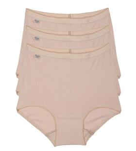 Dámské kalhotky 3 pack Basic maxi beige - Sloggi béžová M