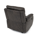 TV a relaxační křeslo s elektrickým ovládáním, potah coffee látka v dekoru vintage, 1 motor 240V