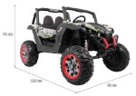 Mamido Elektrické autíčko Buggy SuperStar 4x4 - LCD lakované maskáčové