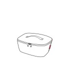 Chladící taška na jídlo Reisenthel Coolerbag M pocket Herringbone dark blue