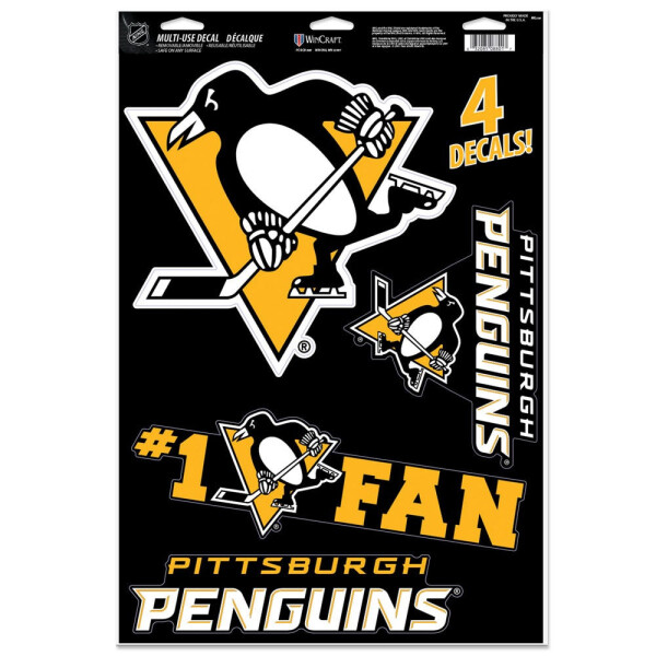 Wincraft Samolepka Pittsburgh Penguins NHL Multi-Use Set (4 ks)% 1 ks