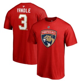 Fanatics Pánské Tričko #3 Keith Yandle Florida Panthers Stack Logo Name & Number Velikost: S