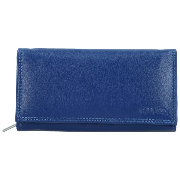 Trendy dámská kožená peněženka Bellugio Sarawi, modrá