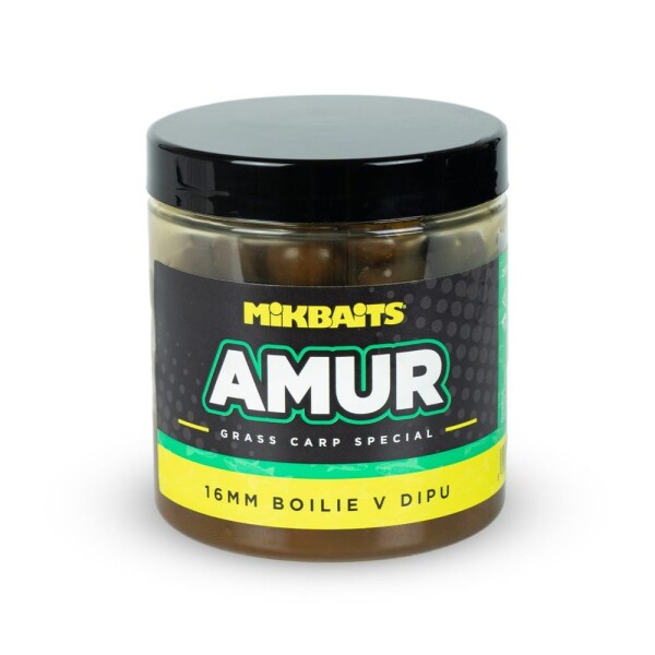 Mikbaits Boilie v dipu Amur range 250ml - 20mm,Mikbaits Boilie v dipu Amur range 250ml - 20mm