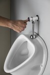 AQUALINE - Samouzavírací nástěnný ventil pro urinál, chrom ZY12022