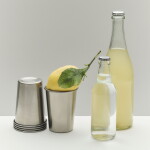 HAY Hrnek Outdoor Market – set 2 ks, stříbrná barva, kov