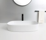 Erga Luella, umyvadlo na desku 610x375x120 mm, bílá lesklá, ERG-V03-9612-WH
