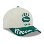 New Era Pánská kšiltovka New York Jets NFL 2025 Draft 9FORTY M-Crown A-Frame Snapback - Béžová