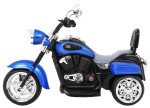 Mamido Dětská elektrická motorka Chopper modrá