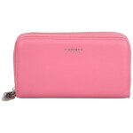 Jednoduchá dámská koženková peněženka Lucy, tmavě růžová