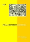 Folia Bohemica Historica 31/1