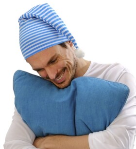 R-Kontakt.cz Čepička na spaní modro-bílá