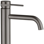 REA - Umyvadlová baterie Lungo Grip - Gun Grey, vysoká REA-B8779