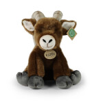 Plyšová ovce tlustorohá sedící 28 cm, ECO-FRIENDLY