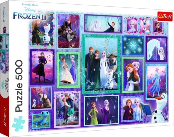 Trefl Puzzle Frozen - Kouzelná galerie / 500 dílků - TEGU