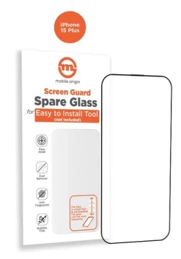 Mobile Origin Orange Screen Guard Spare Glass Apple iPhone 15 Plus / náhradní sklo pro instalační sadu (SGA-SP-i15Plus)