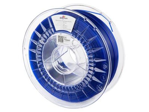 Filament Spectrum PCTG Premium 1,75 mm TRANSPARENT BLUE 1 kg