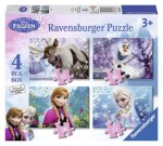 Ravensburger - Puzzle - Ledové království 4v1