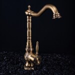 REA - Kuchyňská Umyvadlová baterie VENICE antique bronze REA-B2500