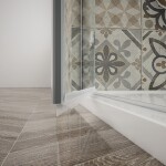 GELCO - TRINITY CHROM obdélníkový kout 800x1000 levý, matné sklo, GT5610-80ML-CH GT5610-80ML-CH