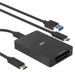 Silicon Power CreatePro BS10 černá / Čtečka paměťových karet / CFexpress B / SD 4.0 / USB-C 10 Gb/s (SPU3CCSREDBS100K)