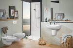 VILLEROY & BOCH - O.novo Závěsný bidet 360x560 mm, 1 otvor pro baterii, CeramicPlus, alpská bílá 546000R1