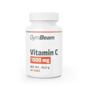 Vitamín C 1000 mg - GymBeam (bez příchuti, 30 tab.) (5250-1-30tab-bez-prichute)