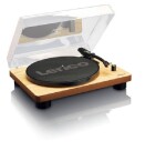 Lenco LS-50 hnědá / Gramofon / 33 45 78 RPM / USB-A / předzesilovač / repro (LS-50WD)