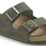 Žabky Birkenstock Arizona Vegan Microfaser Regular dámské a pánské Desert Dust Thyme se širokou stélkou (1024550) 50
