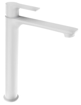 SAPHO - PAX stojánková umyvadlová baterie vysoká, prodloužená hubice, bílá mat XA07/14