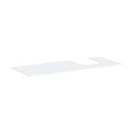 HANSGROHE - Xevolos E Deska pod umyvadlo, 137x55 cm, výřez vpravo, matná bílá 54206700