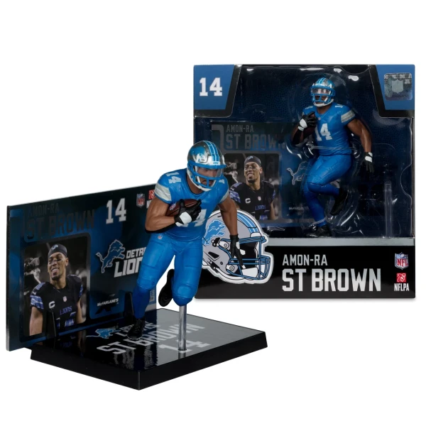 McFarlane Figurka Amon-Ra St. Brown Detroit Lions NFL Brown