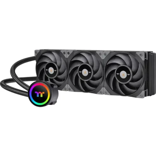 THERMALTAKE Toughliquid 360 ARGB šedá / AIO vodní chladič CPU / 3x 120 mm / 2000 RPM @ 22.3 dB / 58.35 CFM (CL-W321-PL12BL-A)