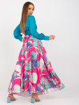 Dámská sukně WN SD 1154 2.71P tmavě růžová - Rue Paris růžová -mix barev M