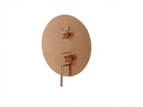Sprchová a vanová baterie SAT Aurum bez podomítkového tělesa broušený rose gold SATBAUR215VBRG SATBAUR215VBRG