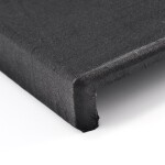 Set saténových podstavců na šperky - černý - 35~39 x 19,7 x 3~8 cm - 3 ks - výprodej