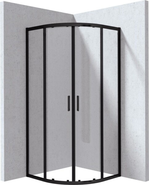 DEANTE - Funkia Evo půlkulatý sprchový kout, půlkulatý, 90x90 cm, KYP_N099P