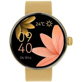 Forever ForeVive 5 SB-365 zlaté / Chytré hodinky / 1.3" / AMOLED / 360×360 px / Bluetooth 5.0 / Android. iOS (GSM180310)