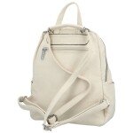 Stylový dámský koženkový kabelko/batoh Olívie, krémový