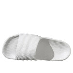 Dámské/pánské žabky adidas Adilette 22 Crystal White s pohodlnou tvarovanou podrážkou, bílé (HQ4672) 42