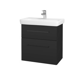 Dřevojas - Umyvadlová skříňka GO SZZ2 60 - N03 Graphite / Úchytka T06 / N03 Graphite 204969H