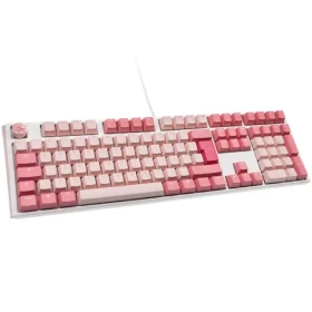 Ducky One 3 Cherry MX-Ergo-Clear růžová / herní klávesnice / mechanická / drátová USB-C / DE (DKON2108-EDEPDGOWWPC1)