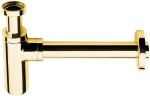 Sapho Umyvadlový sifon 5/4", odpad 32 mm, kulatý, zlato SI517