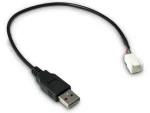 Inter-Tech Adaptér USB-A na 3pin černý / Adaptér / 0,3 m (88885450)