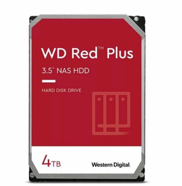 WD Red Plus (EFPX) 4TB / HDD / 3.5" SATA III / 5 400 rpm / 256MB cache / 3y / pro NAS (WD40EFPX)