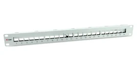 Equip šedá / Patchpanel / 24 portů / Keystone / 1U / 19" (769326)