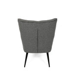 Křeslo ušák, šedá, látka, AK-315 GREY2