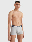 Pánské boxerky 3-PACK STRETCH COTTON LOGO WAISTBAND TRUNKS UM0UM012340SA černá/bílá/šedá - Tommy Hilfiger XXL