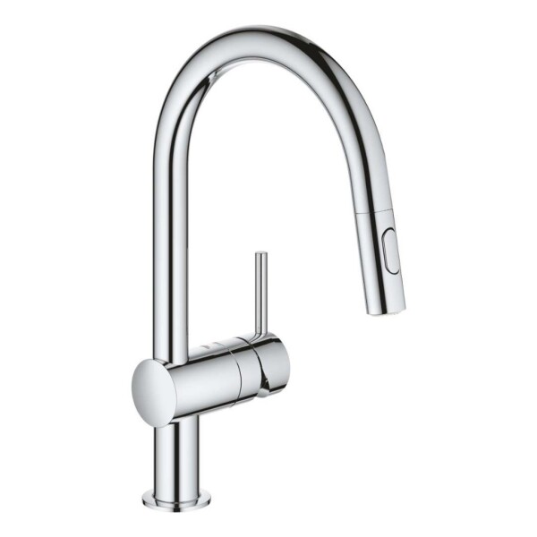 GROHE - Minta Dřezová baterie s výsuvnou sprškou, chrom 32321002